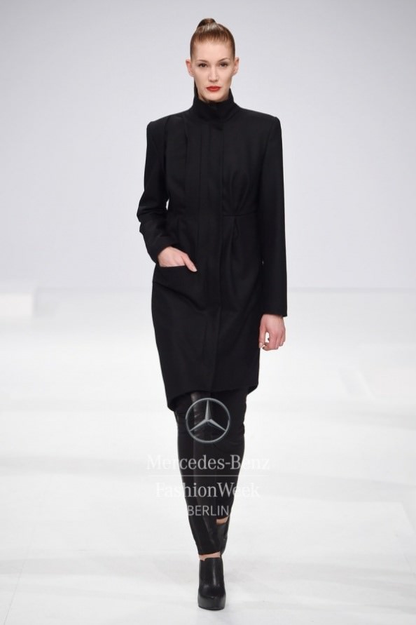 Model bei Modenschau Berlin